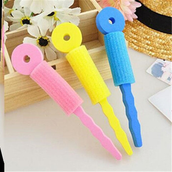泡沫卷发海绵卷发棒懒人卷发器睡觉海绵免烫卷发器海绵卷发条3入卷5包
