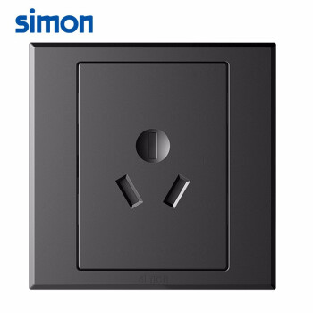 SIMON西蒙开关插座 三孔插座面板 E3系列 16A三孔空调插座 301681灰色
