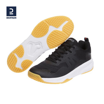 迪卡侬羽毛球鞋透气减震耐磨防滑男款-夜寐黑43-4504859 迪卡侬羽毛球鞋透气减震耐磨防滑男款-夜寐黑43-4504859