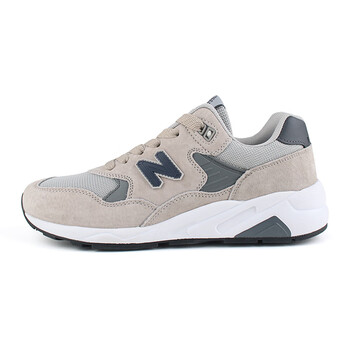 新百伦男鞋夏季网面580慢跑步鞋复古运动鞋防滑休闲跑旗舰店官方浅灰