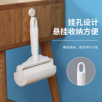 LYNN通用型粘毛卷纸16cm6卷360撕粘毛器替换纸滚筒沾毛滚纸芯猫毛神器