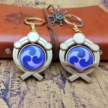 原神神之眼挂件温迪同款优菈大号1:1 全套吊坠神之心稻妻风神之眼发光