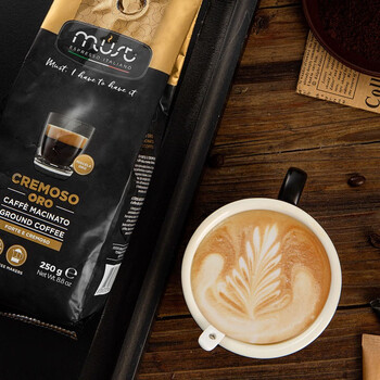 LOOCIMUST意大利原装进口金标意式醇香 中度烘焙黑咖啡粉250g/袋 LOOCIMUST意大利原装进口金标意式醇香 中度烘焙黑咖啡粉250g/袋