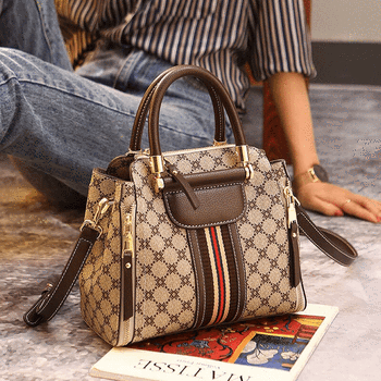 酷奇官方旗舰包包女包2022新款潮流经典印花女士手提包包女休闲托特包