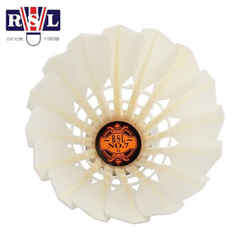 亚狮龙羽毛球鸭毛球飞行稳定比赛训练耐打专业用球12只装RSL7 76速 1桶