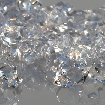 透明水晶石头鱼缸花瓶用装饰彩石五彩石白 透明色100粒【图片 价格