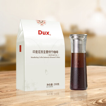 Dux印度尼西亚黄金曼特宁咖啡豆新鲜烘焙精品手冲咖啡中深烘焙250g