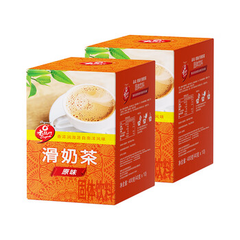 老誌行马来西亚进口 香浓顺滑速溶奶茶粉 冲调饮品 400g*2盒