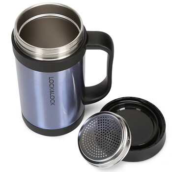 乐扣乐扣(LOCK&LOCK)真空商务保温杯不锈钢带手柄水杯子400mL宝石蓝LHC4030SG 乐扣乐扣(LOCK&LOCK)真空商务保温杯不锈钢带手柄水杯子400mL宝石蓝LHC4030SG