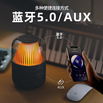 山水（SANSUI）蓝牙音响无线便携式 家用桌面多媒体小型迷你低音炮 笔记本电脑小音箱 车载喇叭360度立体声 F4