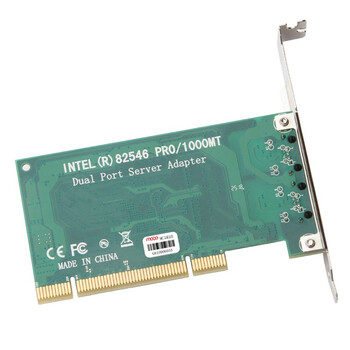 魔羯（MOGE）台式机PCI双口千兆网卡 Intel82546芯片 英特尔双口千兆网卡 PCI服务器软路由 MC1810