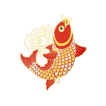 天色锦鲤书签礼盒 黄铜中国风 故宫文创伴手礼励志纪念品生日送男女教师节新年礼物TS-5909鲤鱼跃龙门