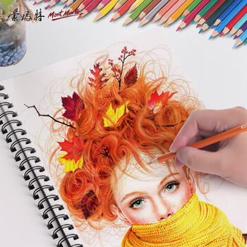 蒙玛特(Mont Marte)a5素描本 素描纸加厚速写本儿童手绘画画本 硬面空白本线圈彩铅本画纸MSB0004 速写 马克笔绘画