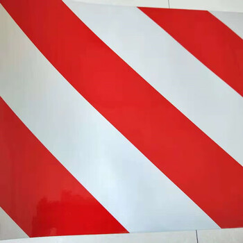 波形护栏端头反光膜反光贴立柱轮廓标公路马路弯头膜工程级反光膜 端