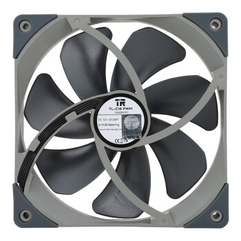 Thermalright(利民) TL-C14 14cm风扇 S-FDB轴承  14cm机箱风扇4pin PWM1500转速