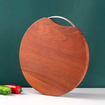 唐宗筷菜板正宗桃花芯木菜板进口实木砧板防开裂圆形切菜板厨房家用