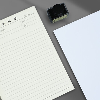 嘉然恒 活页会议记录笔记本子替换内芯 9孔16K仅内芯80张160页/本