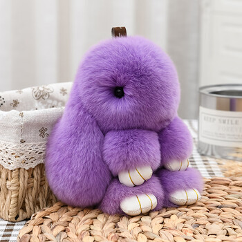 澳颜莱可爱小兔子毛绒玩具垂耳兔公仔女孩长毛兔玩偶长耳兔兔书包挂件