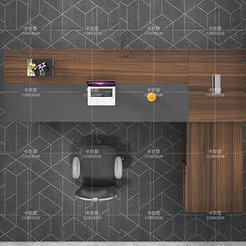 卡奈登老板桌大班台班桌现代总裁桌经理桌主管桌简约办公桌 1.6米 AL-31