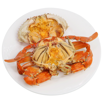 【活鲜】味库 鲜活黄油蟹现货 红油蟹 膏蟹青蟹 300-350g/只*2只装