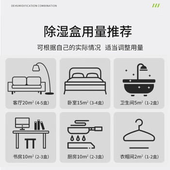 CEETOON 除湿盒160g 除湿袋批发干燥剂防潮防霉家用衣柜氯化钙 10盒起售
