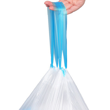 利得 抽绳垃圾袋白色45*50cm200只单面0.8丝家用厨房自动收口手提袋 利得 抽绳垃圾袋白色45*50cm200只单面0.8丝家用厨房自动收口手提袋