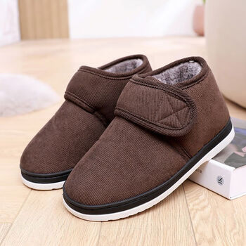 苏奇克妈妈保暖棉鞋女冬季高帮加绒加厚老北京布鞋中老年人防滑奶奶棉