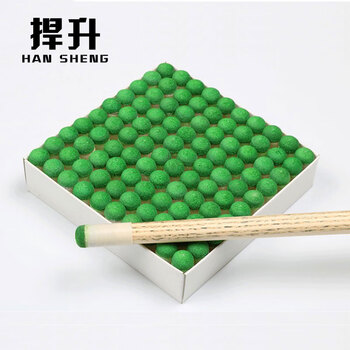 捍升 台球杆头 桌球杆套头 杆头帽 台球杆皮头 台球杆套头13MM 100个