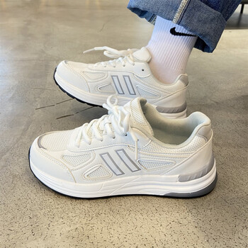 支持国货李宁2022年新款chic韩系学生党白色运动鞋女轻便透气网面