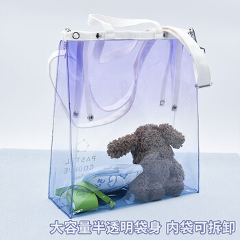 国誉(KOKUYO)透明手提包PVC托特包大容量防泼水书包轻便透明果冻背包补习袋初晴黄紫 WSG-KBV12YV 国誉(KOKUYO)透明手提包PVC托特包大容量防泼水书包轻便透明果冻背包补习袋初晴黄紫 WSG-KBV12YV