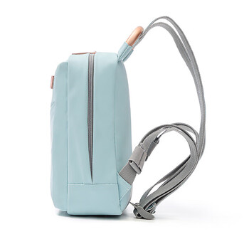 乐上（LEXON）双肩包女百搭时尚休闲学院风旅行通勤简约迷你小书包浅蓝色送女友