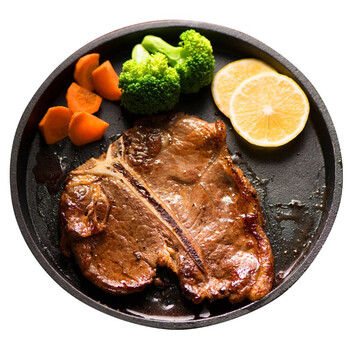 牧标整切腌制t骨牛排新鲜牛肉牛扒138g*6片 黑椒 828g【图片 价格 品