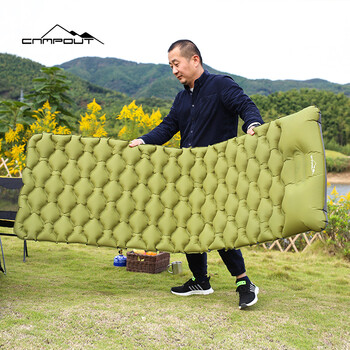 campout露营家户外睡垫防潮垫帐篷充气床垫子露营防水隔凉垫加厚单人