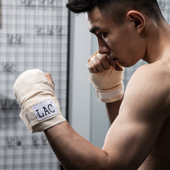 LAC拳击手绑带3米2只装拳击绷带散打拳套缠手带格斗搏击运动护具护手 LAC拳击手绑带3米2只装拳击绷带散打拳套缠手带格斗搏击运动护具护手