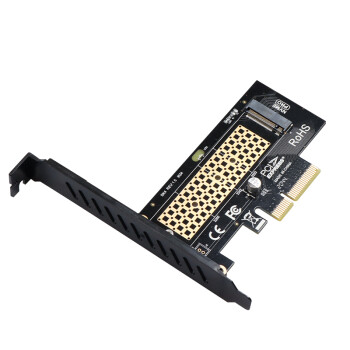 佳翼（JEYI）NVME转接卡扩展卡PCIE4.0 X4满速M-KEY M.2 nvme pci-e PCI-Express大电容带指示灯