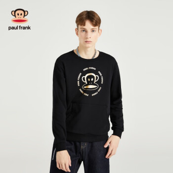 【paul frank卫衣】paul frank/大嘴猴 秋季印花宽松休闲卫衣男潮流百