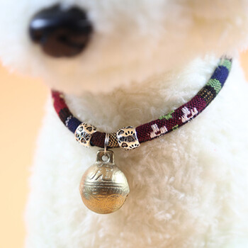 狗狗铃铛项圈猫铃铛铜铃狗狗项链猫咪铃铛小狗泰迪铃铛狗项圈铃铛黑色