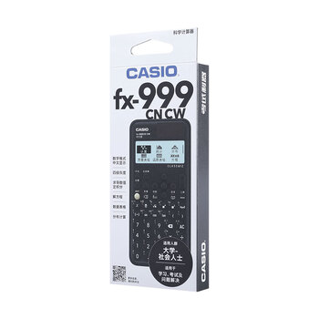 卡西欧（CASIO）fx-999CNCW科学函数计算器 宋浩老师推荐升级12大功能大学考研社会人士学习考试黑色