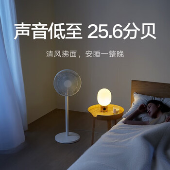 小米直流变频落地扇1X升级款家用直流变频自然风大广角轻音节能电扇支持充电宝供电