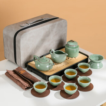 激安の 茶道具 皆具 如泉窯 李連休作 青磁 皆具 茶器 茶具 茶道 陶芸