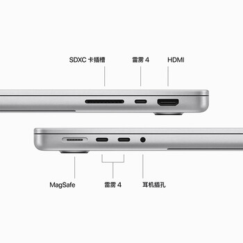 Apple/苹果AI笔记本/2023MacBookPro14英寸 M3 Max(14+30核)96G+1TB银色 笔记本电脑Z1AZ0002J【定制】