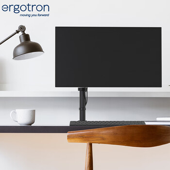 爱格升（Ergotron）NX显示器支架臂笔记本支架桌面升降屏幕支架34英寸显示器增高架（45-669-224）哑光黑