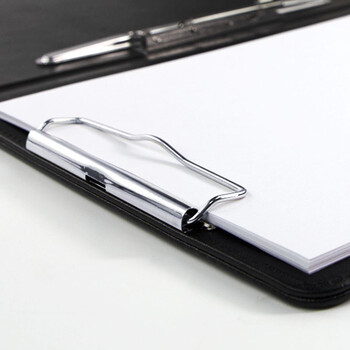 金得利A4多功能文件夹双强力夹皮质经理秘书房产销售夹资料夹签约本高档商务会议文件合同夹板黑色AF1802 金得利A4多功能文件夹双强力夹皮质经理秘书房产销售夹资料夹签约本高档商务会议文件合同夹板黑色AF1802