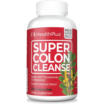 美国 plus纤维素super col cleanse结肠胶囊 240粒 红色