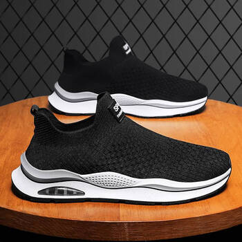 rpyf李宁寕无鞋带男鞋春季透气飞织网面运动鞋不系鞋官方阿阿迪达斯