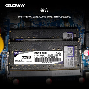 光威（Gloway）32GB DDR4 3200 笔记本内存条 战将 普条 精选颗粒 CL22