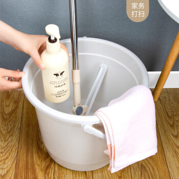 本迪30L超大号水桶泡脚洗澡桶 耐用加厚塑料手提水桶大容量储水多用桶