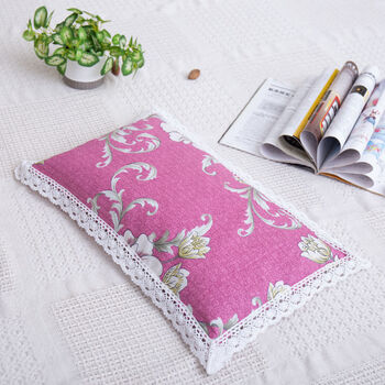 欧喜娅加厚纯棉老粗布花边枕套单人一对儿童学生情侣宿舍大号枕头套花