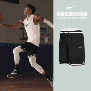 耐克（NIKE） 篮球短裤男裤2024夏季新款运动休闲裤宽松时尚训练五分裤FN2652 DH7161-010 S