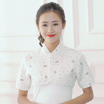 护肩竹纤维产妇哺乳月子护肩膀护颈椎保暖睡觉女士夏秋冬季坎肩抖音